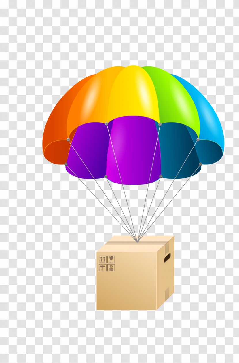 Parachute Stock Illustration Clip Art - Rainbow Transparent PNG