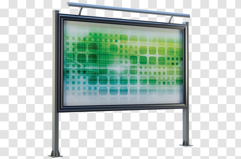 Billboard Display Device Mobilier Urbain Pour L'information Advertising Poster - Glass Transparent PNG