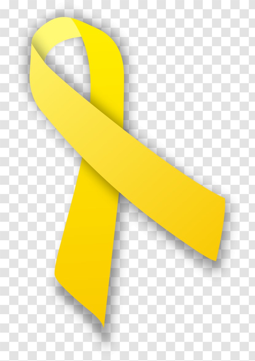 Yellow Ribbon People Power Revolution Support Our Troops Awareness - Gold Transparent PNG