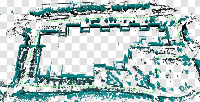 Urban Design Map Line Recreation - Tree - 3d Stereoscopic Transparent PNG