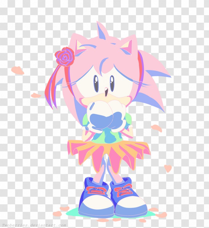 Amy Rose Tails Sonic The Hedgehog Doctor Eggman Knuckles Echidna - Heart Transparent PNG