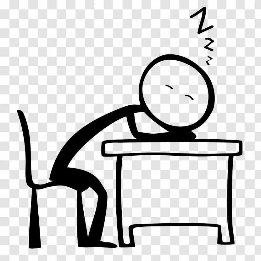 Sleep Occupational Safety And Health Well-being Mental - Cartoon - Students Lie Asleep On The Desks Transparent PNG