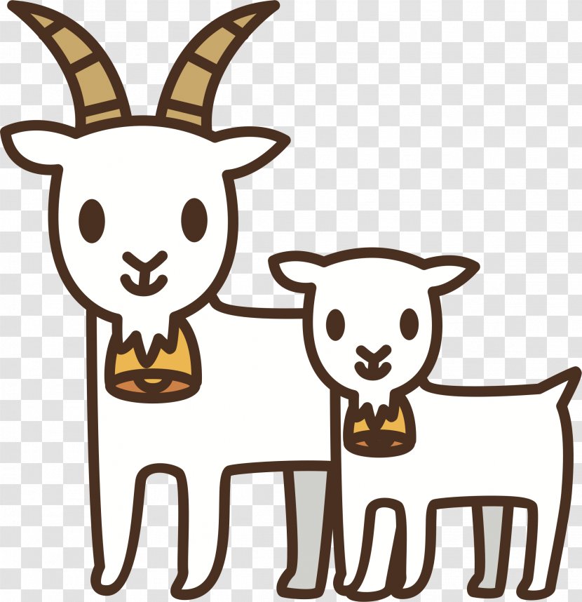 Goat - Wildlife - Coloring Book Transparent PNG