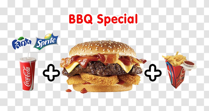 Cheeseburger Whopper Hamburger Bacon Fast Food - Restaurant - Special Barbecue Transparent PNG
