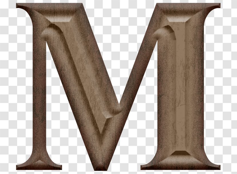 Wood Carving Sculpture - Letters M Transparent PNG