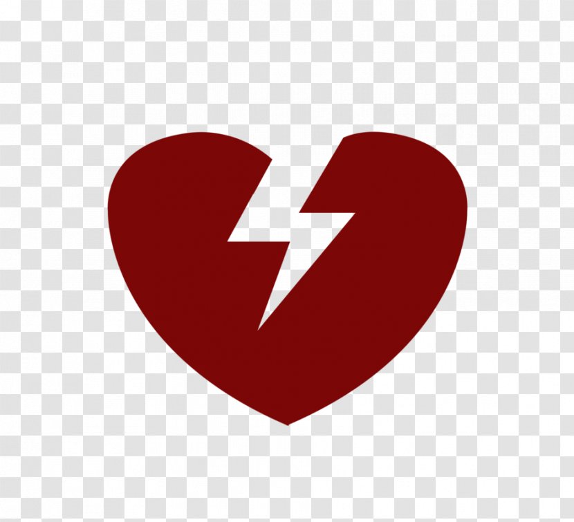 Logo Symbol Heart Lightning Meaning - Information - Bolt Transparent PNG