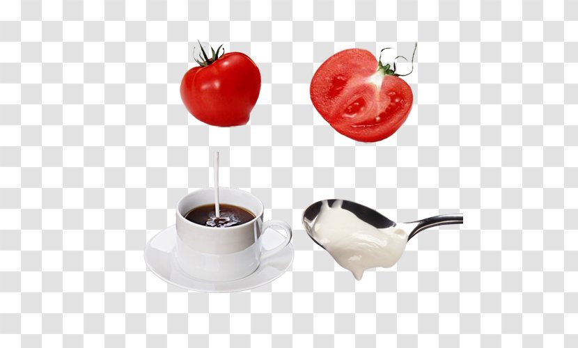 Cherry Tomato Gac Potato Vegetable Food - Dish - Tomatoes And Coffee Transparent PNG