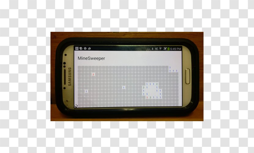 Mobile Phones MineSweeper Game Portable Communications Device Android - Computer Hardware Transparent PNG