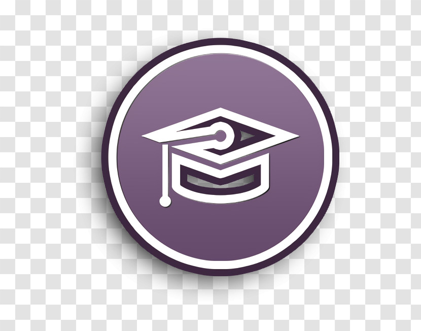 Facebook Pack Icon Social Icon Graduation Cap Circular Button Icon Transparent PNG