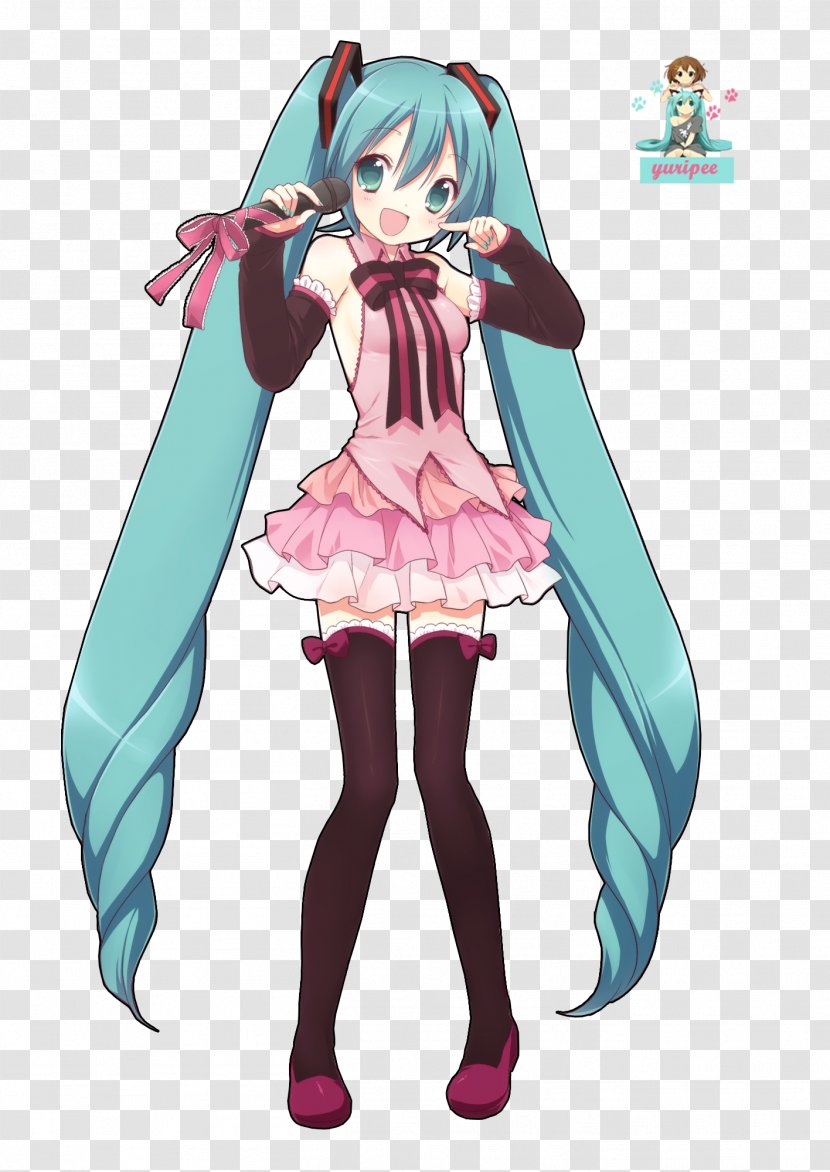 Hatsune Miku: Project Mirai DX Kawaii - Cartoon - Miku Transparent PNG