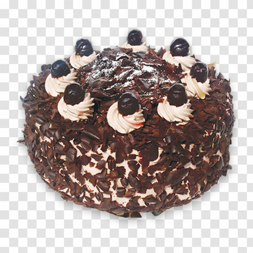 German Chocolate Cake Truffle Black Forest Gateau Sachertorte - Frame - Pieces Transparent PNG