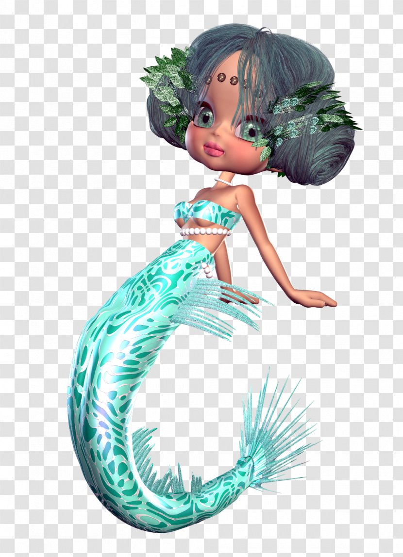 Mermaid - Teal - Mythical Creature Transparent PNG