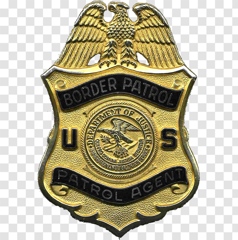 United States Border Patrol Police Badge - Brand Transparent PNG