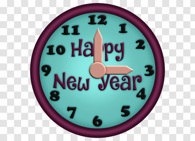 Pendulum Clock New Year Image Midnight - Drawing Transparent PNG