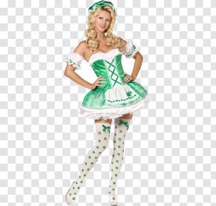 Saint Patrick's Day Costume Party Dress - Disguise - Hotties Transparent PNG