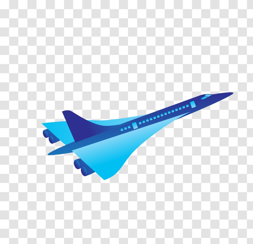 Aircraft Vector Graphics Airplane Image - Aqua - Supersonic Transparent PNG