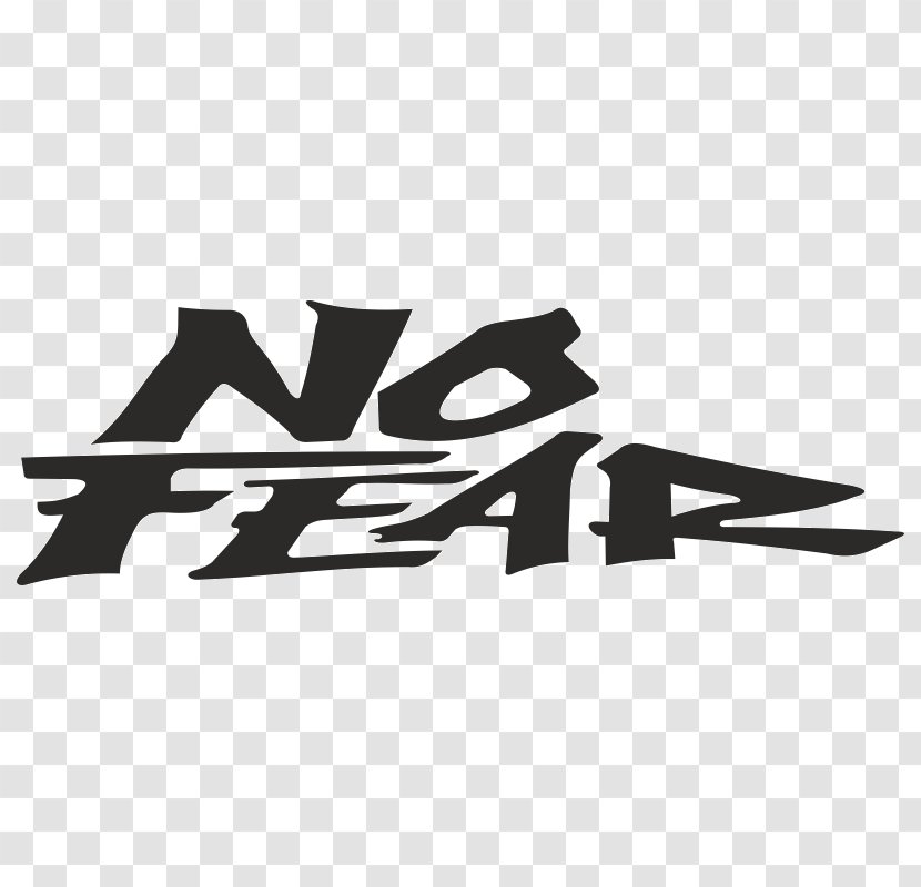 Decal Sticker No Fear Adhesive Tape - Black - Text Transparent PNG