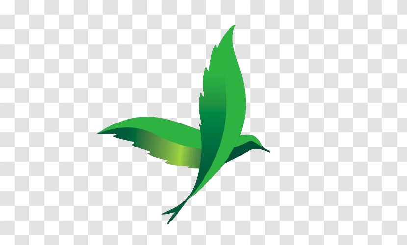 Logo Icon - Leaf - Swallow Marks Of Green Wings Transparent PNG