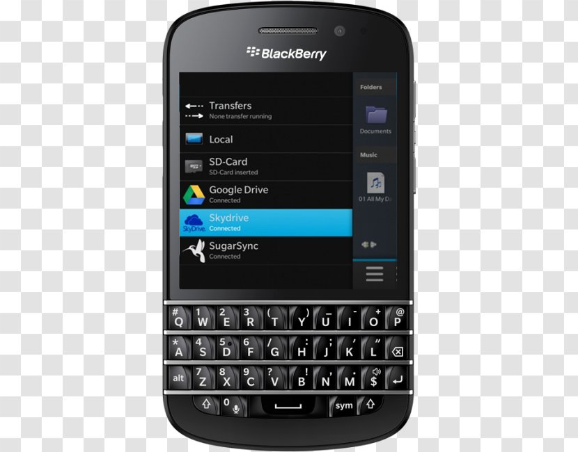 BlackBerry Q10 Z10 Classic Curve 9300 Screen Protectors - Touchscreen - 10 Transparent PNG