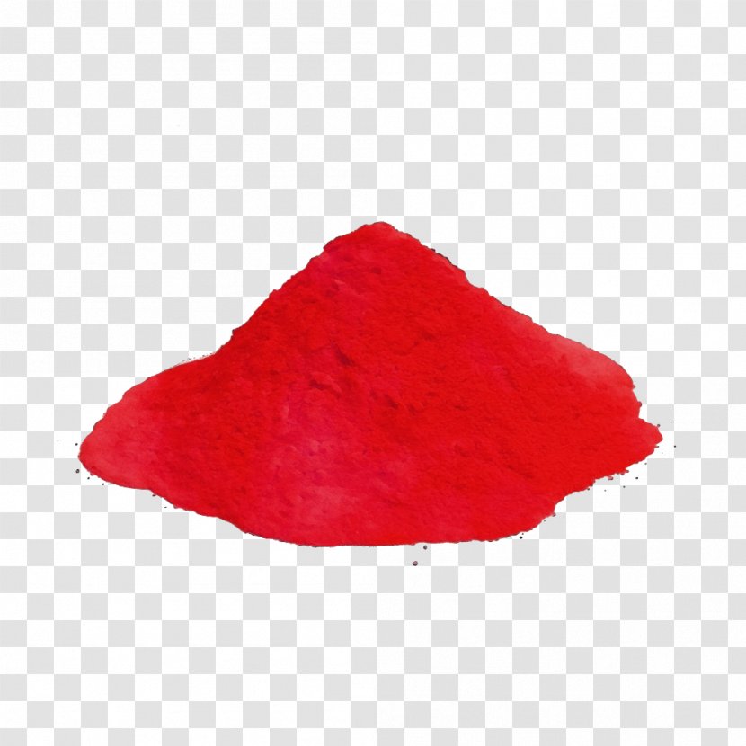 Red Lip Coquelicot Petal - Wet Ink Transparent PNG