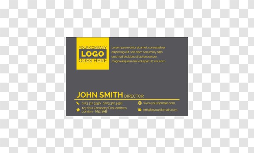 Brand Font - Yellow - Id Template Transparent PNG