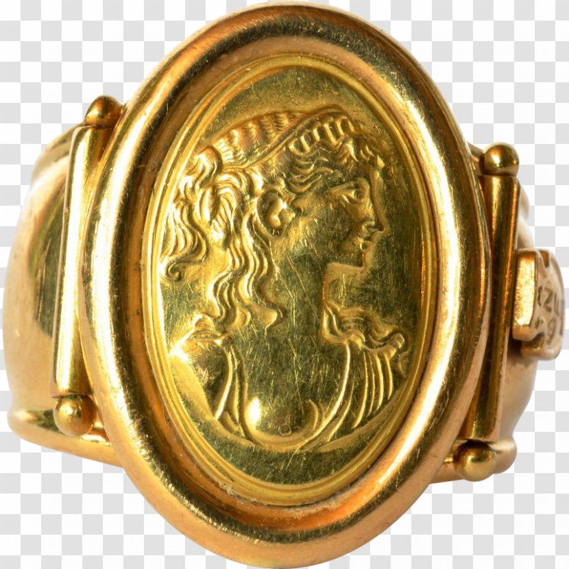 Etruscan Civilization Gold Amphora Language Ring Transparent PNG