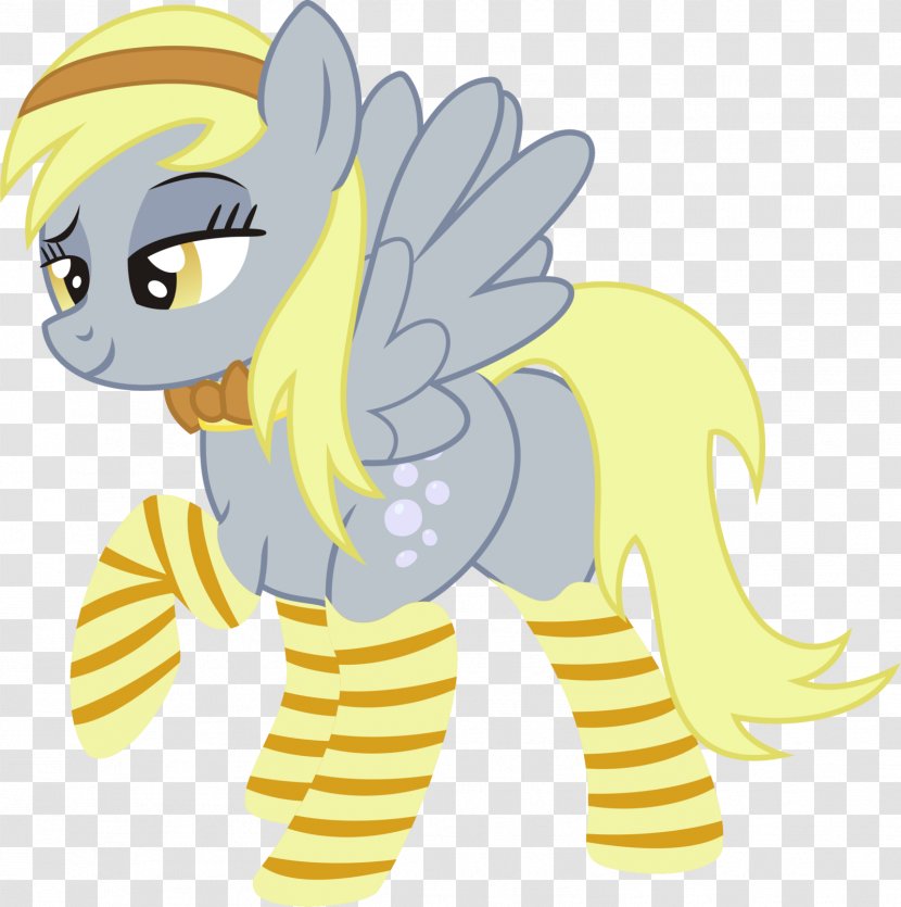 My Little Pony Derpy Hooves Applejack Fluttershy - Yellow Transparent PNG