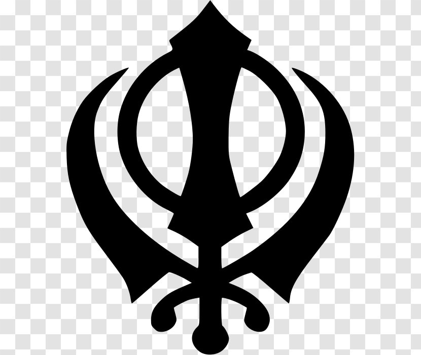 Khanda Sikhism Religion Symbol - Sikh Transparent PNG