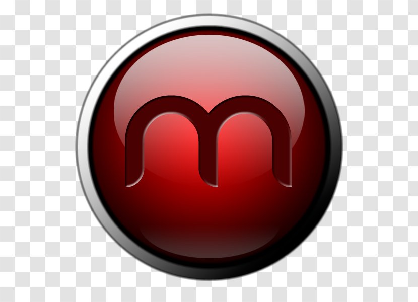 Maroon Symbol Heart Transparent PNG