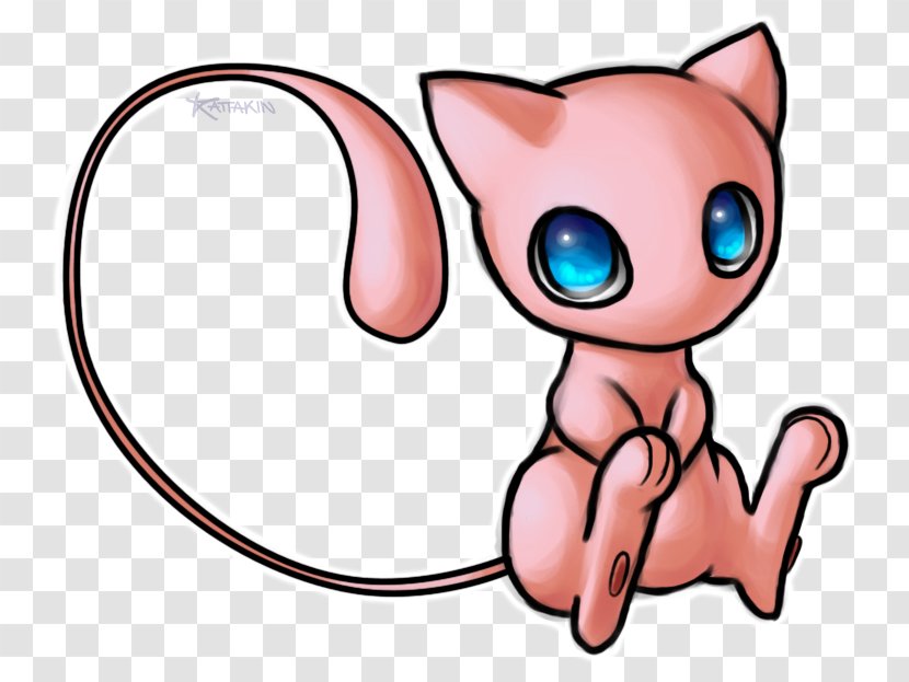 Mew Kitten Whiskers Drawing Pokémon - Tree Transparent PNG