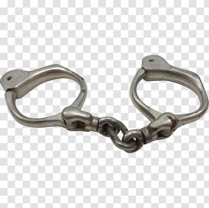 Handcuffs Legcuffs Police Hiatt Speedcuffs Antique - Retro Style Transparent PNG