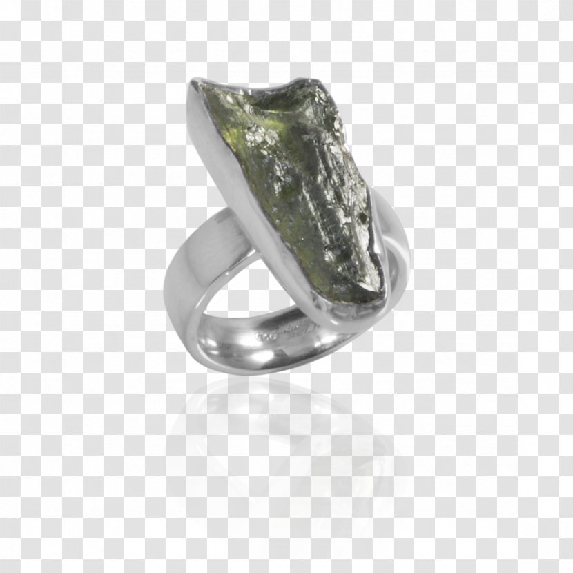 Jewellery Ring Gemstone Moldavite Silver - Body Transparent PNG