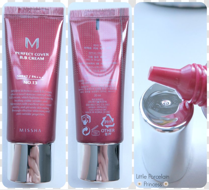 Missha M Perfect Cover B.B. Cream BB Skin - Bb - Porcelain Transparent PNG
