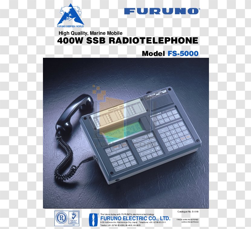 Radiotelephone Electronics Furuno Product Manuals System - User - Pamphlet Transparent PNG
