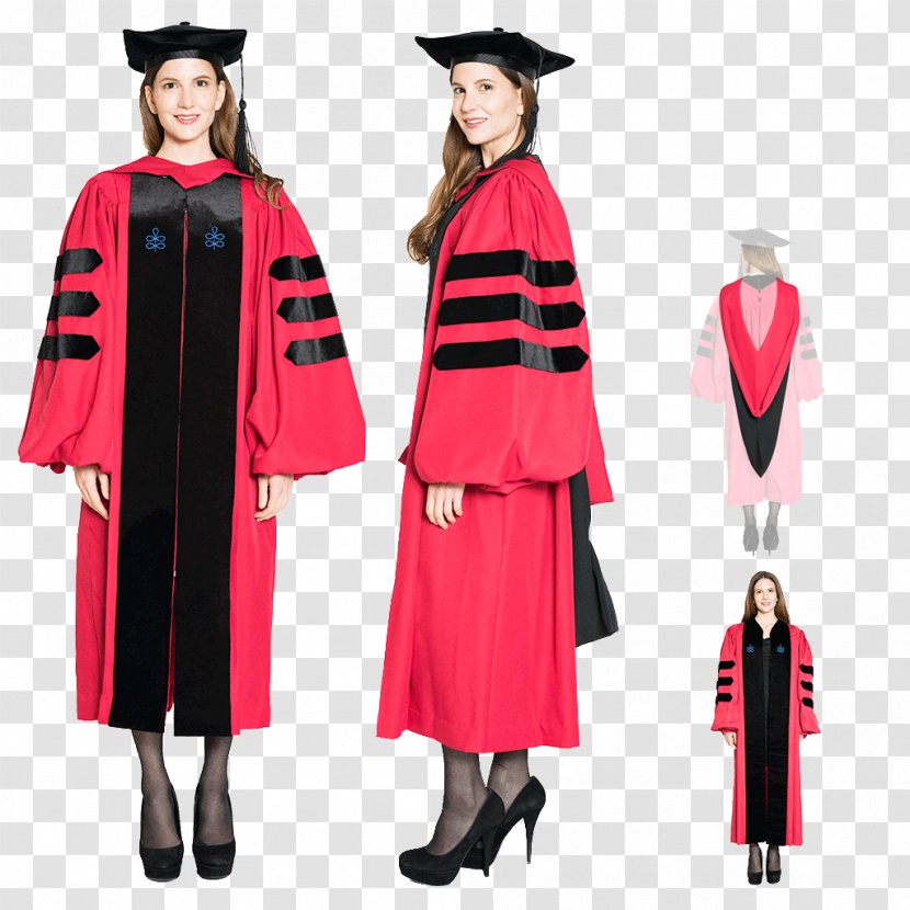 Robe Harvard University Graduation Ceremony Academic Dress Square Cap Transparent PNG
