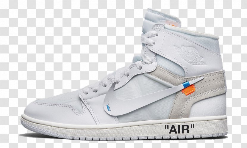 Air Force Jordan Off-White Nike Shoe - Virgil Abloh Transparent PNG