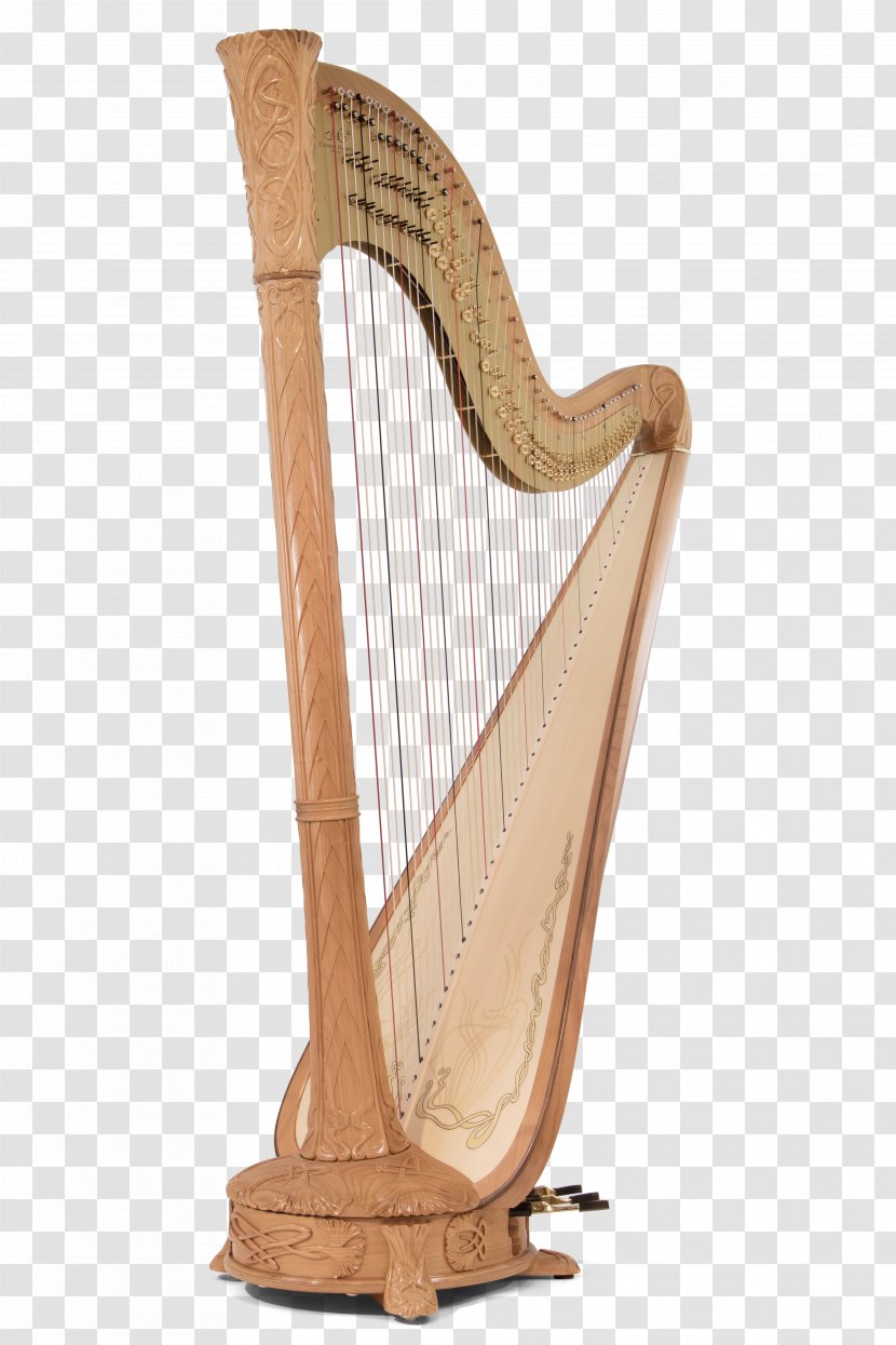 Camac Harps Art Nouveau France - Musical Instrument - Harp Transparent PNG