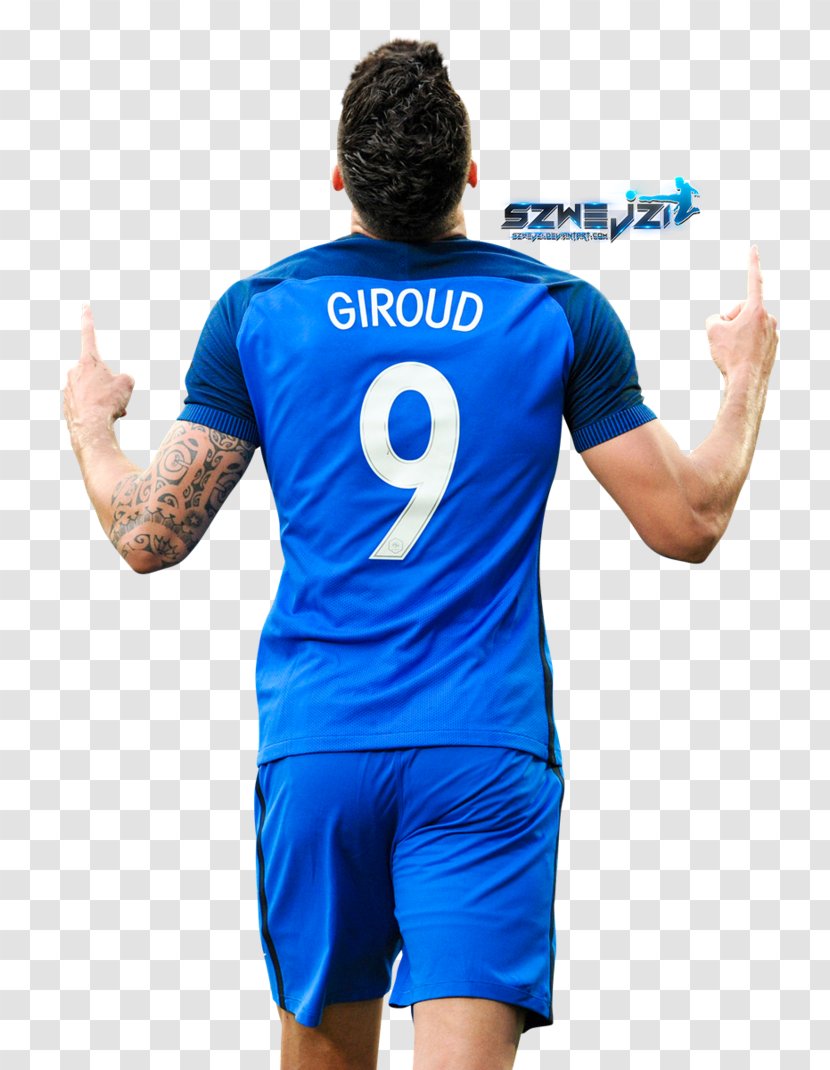 Jersey France National Football Team T-shirt Player - Giroud Transparent PNG