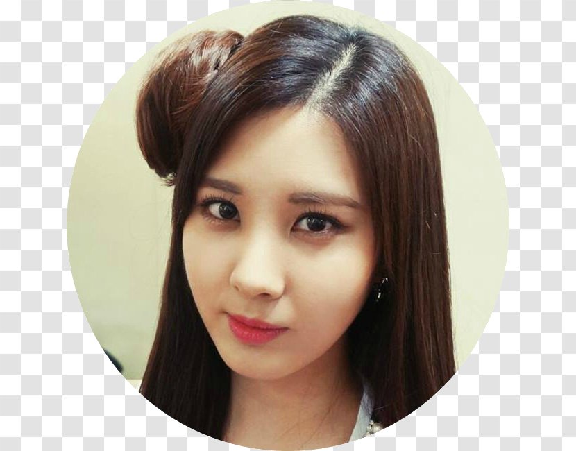 Seolhyun Girls' Generation K-pop Long Hair Bangs - Watercolor - Girls Transparent PNG