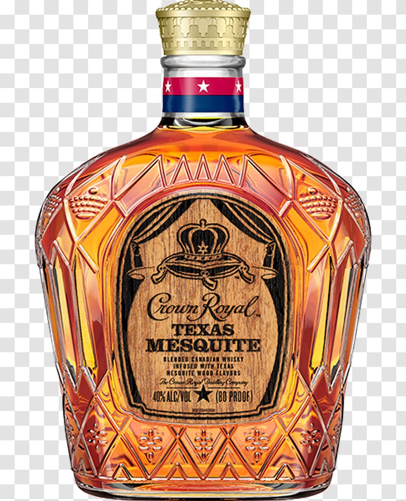 Crown Royal Blended Whiskey Canadian Whisky Liquor - Bottle Lamps Transparent PNG