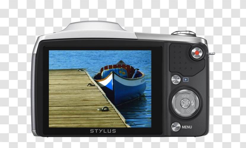 Point-and-shoot Camera Olympus Stylus Traveller SZ-17 Zoom Lens - Pointandshoot Transparent PNG