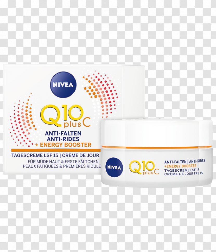 NIVEA Q10 Plus Anti-Wrinkle Day Cream Anti-aging - Skin - Face Transparent PNG