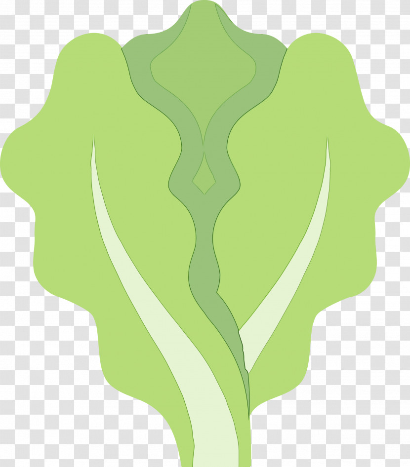 Green Leaf Plant Pattern Transparent PNG