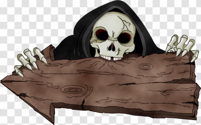 Halloween Ghost Cartoon - Wet Ink - Bone Animation Transparent PNG