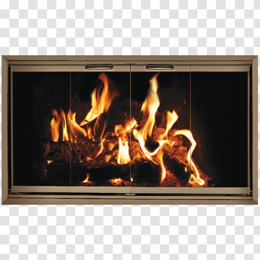 Thermo-Rite Sliding Glass Door Fireplace - Flame Transparent PNG