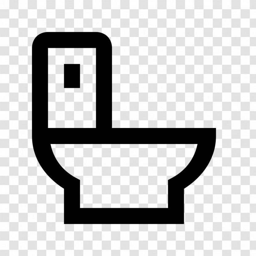 Flush Toilet Bowl - Black And White Transparent PNG