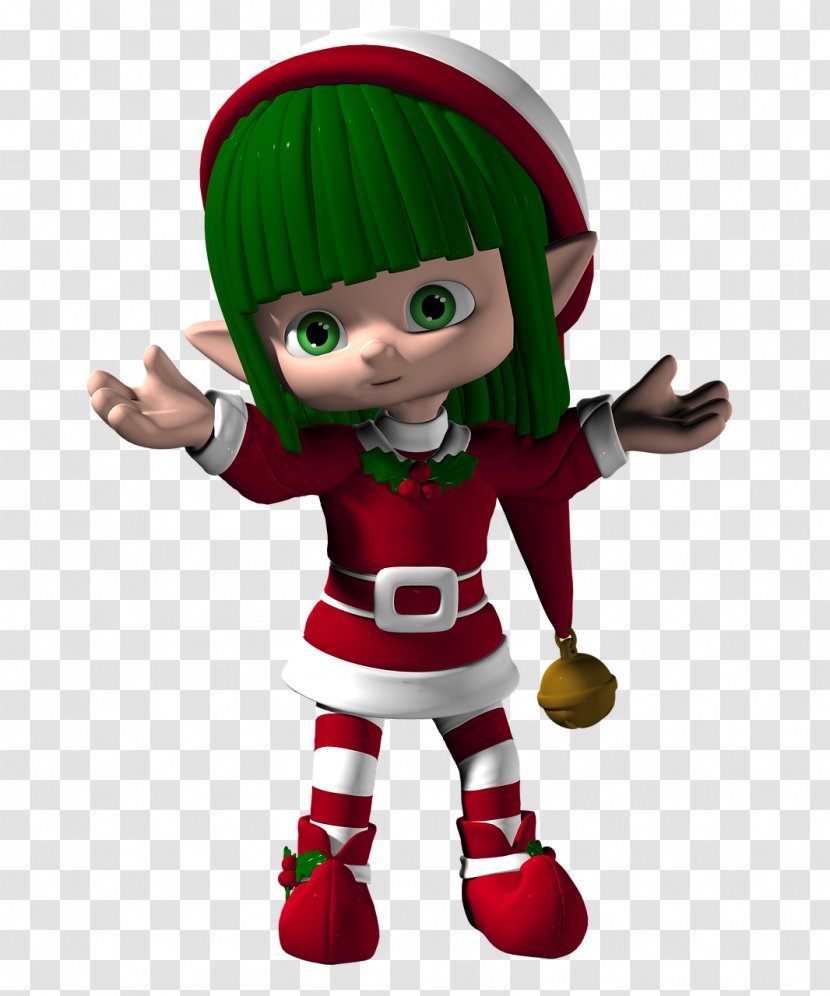 Download Christmas Elf Clip Art - Woman Transparent PNG