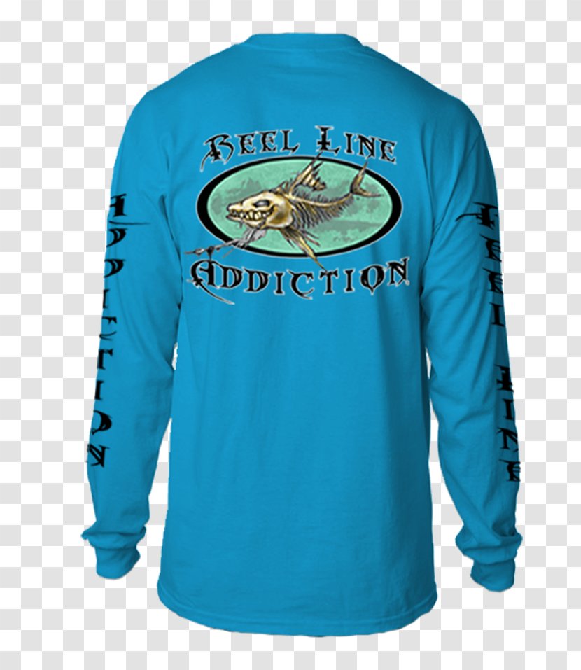 Long-sleeved T-shirt Hoodie Fishing - Logo Transparent PNG