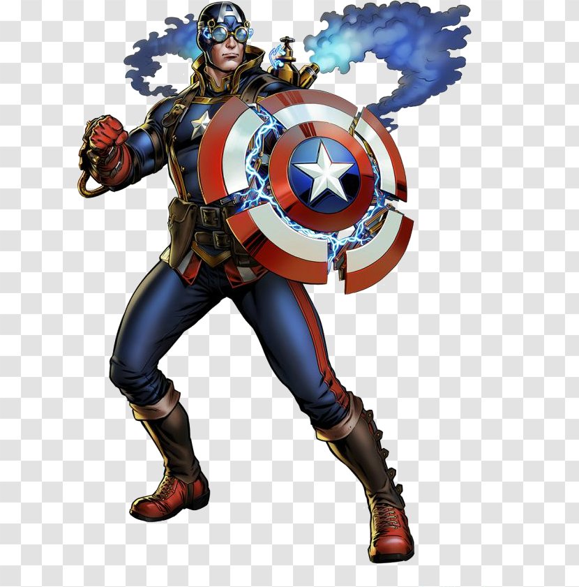 Captain America Marvel: Avengers Alliance Iron Man Bucky Barnes Bruce Banner - Marvel Transparent PNG