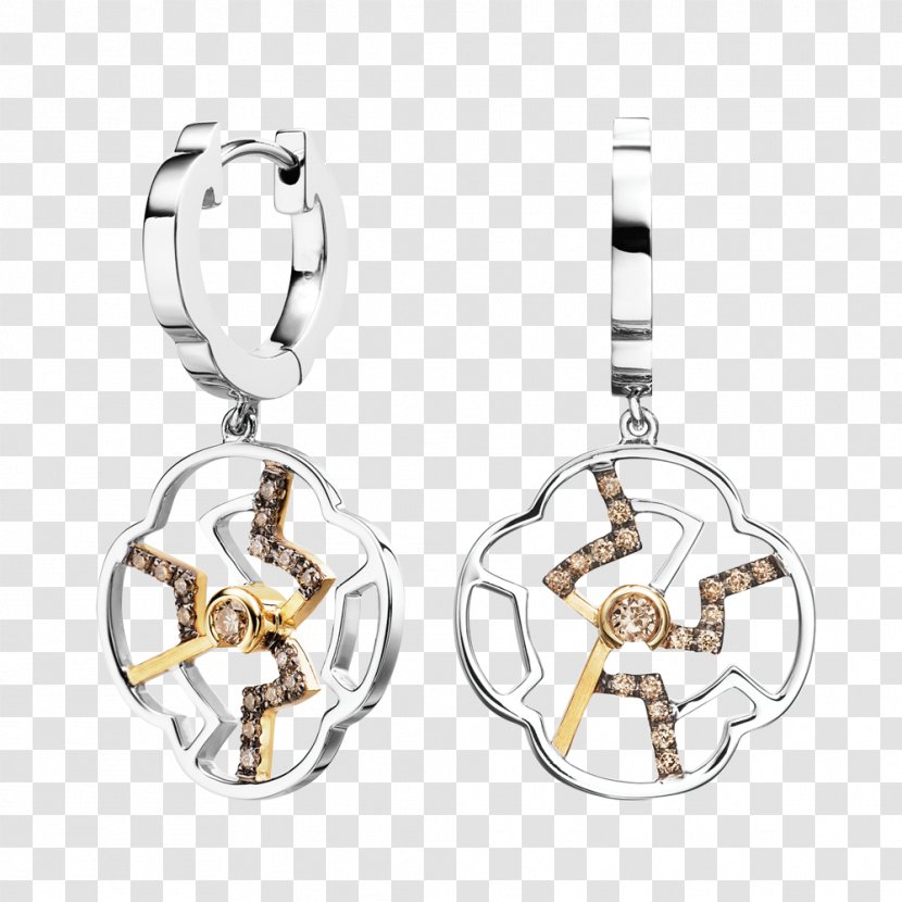 Earring Silver Body Jewellery - Metal - Taobao Design Material Transparent PNG